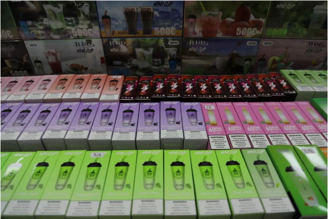新疆奎屯市整治电子烟市场，查获1500支水果味电子烟